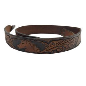 Equestrian Vintage Leegin 80s Jordache Leather Belt Womens Size Small/medium